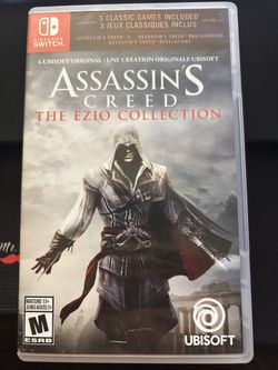 I’m asking $30 for assassin’s creed the ezio collection for the Nintendo switch. This one has three games in one.