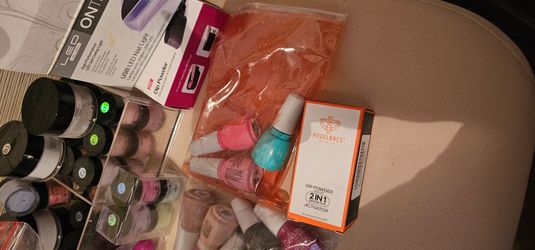 Gel polish, nail dip powder, poly gel, led light& more!
