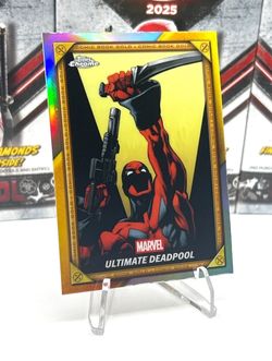 2025 Topps Chrome Marvel - Ultimate Deadpool “Comic Book Gold" #CB-26 Refractor