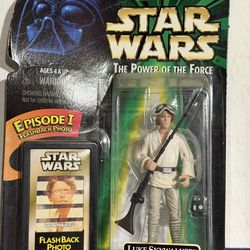 Kenner Star Wars Power of the Force 2 Luke Skywalker w/ Blaster, Electrobinocul…