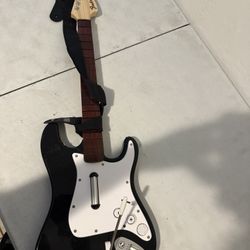 Rockband Guitar Nintendo Wii