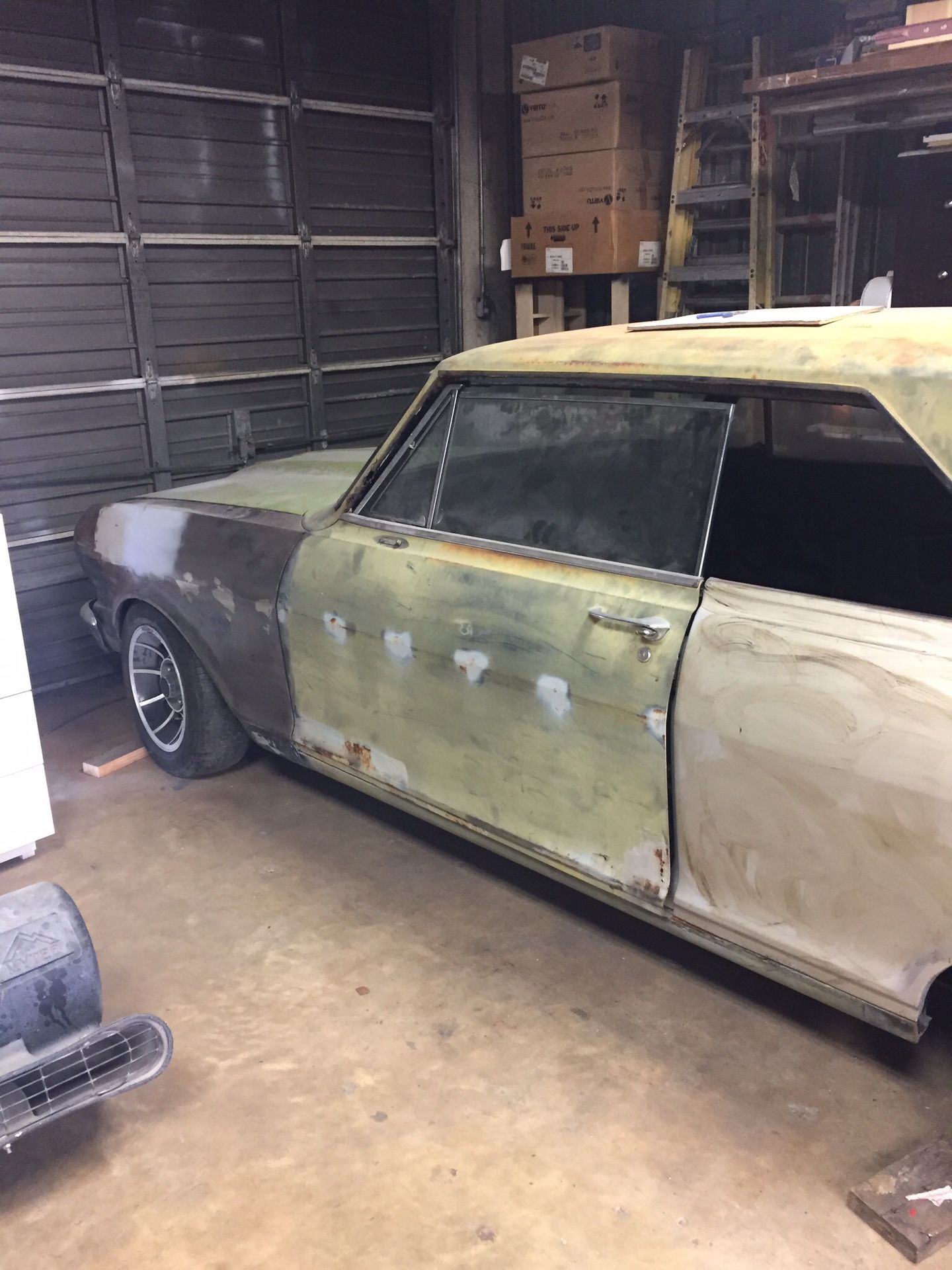 1965 Chevy nova Pro touring 2 door project car lots of parts included, 2002 LS1 corvette engine and transmission .