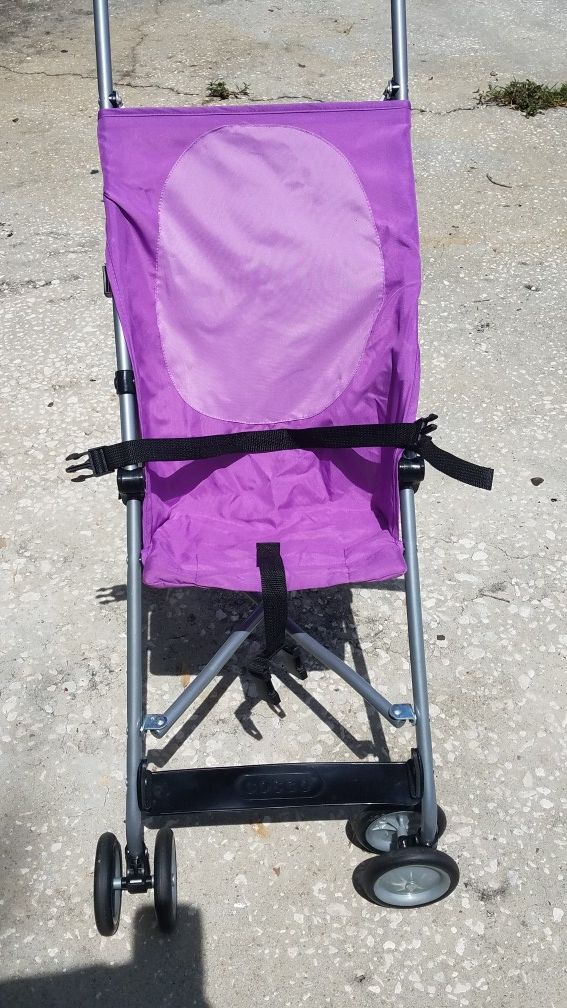 Purple girls umbrella stroller