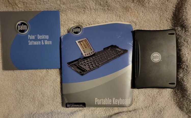 PALM PILOT PORTABLE FOLDABLE 3C10439 KEYBOARD 14X5