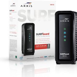 ARRIS SURFboard mAX Pro (16x4) DOCSIS 3.0 Cable Modem SB6183 Black