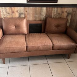 Brown 3 Seater Couch