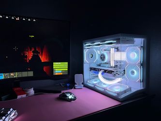 White PC Build / Setup (Will include more pictures soon)