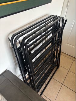 2X foldable twin size bed frames