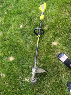 Selling my ryobi lawn mower and trimmer