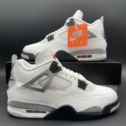 2025 Air Jordan 4 Retro White Cement FV5029-100 Size 11