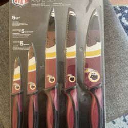 Redskins Knife Set
