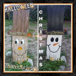 Wooden HOLIDAY Yard Decor