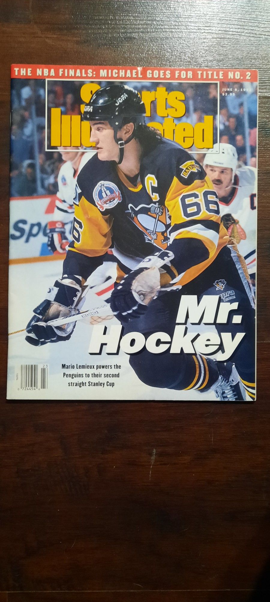 Sports Illustrated Mario Lemieux Mr. Hockey.