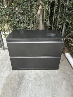 Metal 2 Drawer Lateral File Cabinet With Key