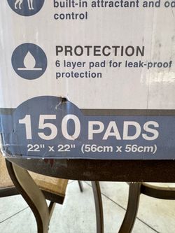 150-Count Dog Training Pads 22x22