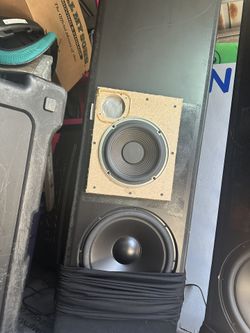 Tall Boy subwoofer speakers