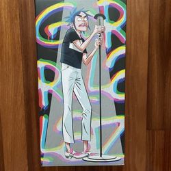 NEW Superplastic x Gorillaz 2D 12" Light Up Action Figure damaged Box New Figure