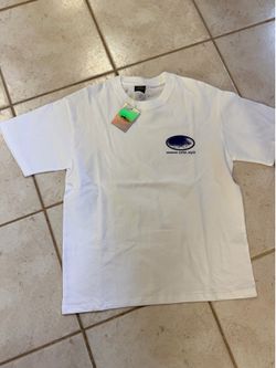 Corteizs blue and white tee shirt