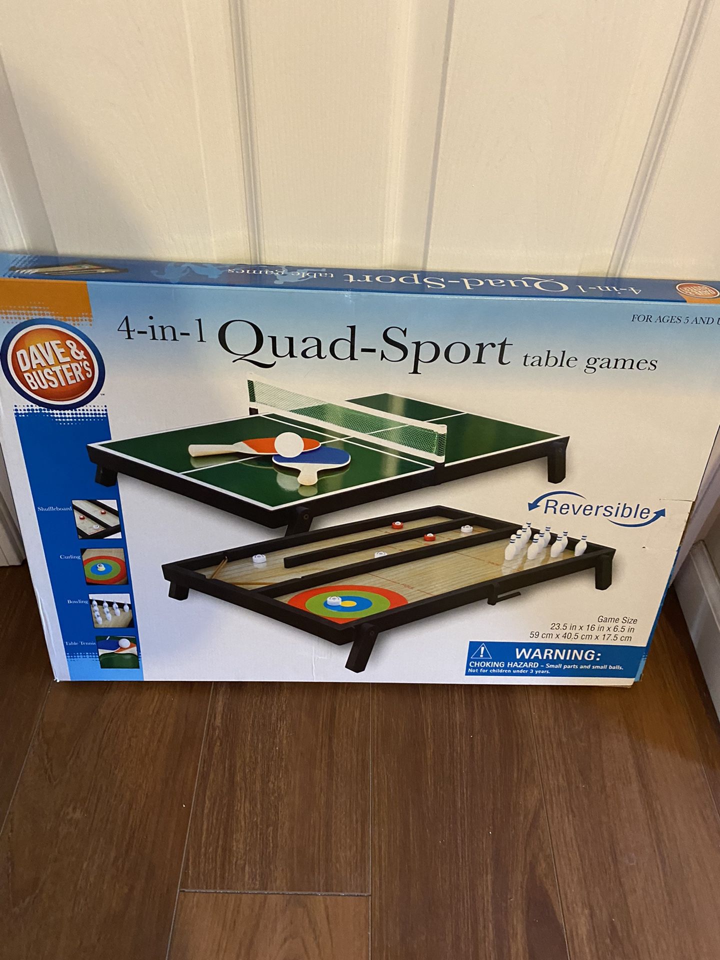 Nib Dave & Busters 4-1 Quad-sport Table Games