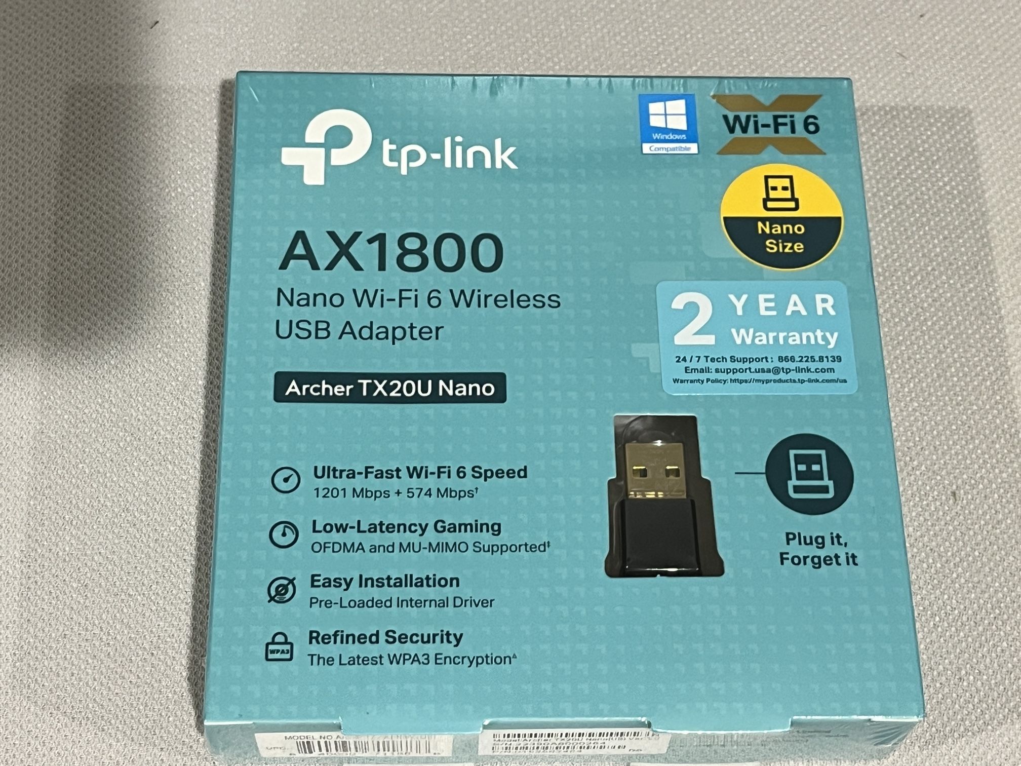 TP-Link AX1800 wifi6 USB Adapter