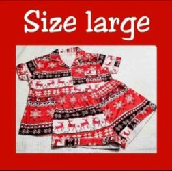Super cute Christmas pajamas size large