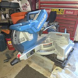 12 in  dual sliding compound saw