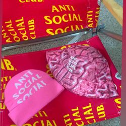 Anti Social Social Club Beanie & Bucket Hat 