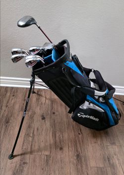 Taylormade full Golf set burner plus iron set putter driver and bag