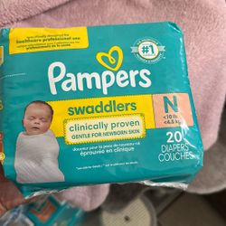 Newborn Pampers Swaddler