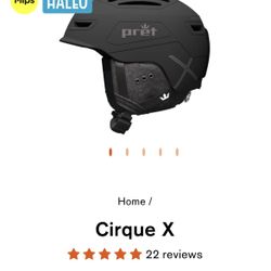 Large Pret Cirque X Snowboard Helmet 