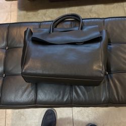 Ladies Bag Black Real Leather From Italy