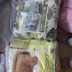 Queen:Quilt 87:86” 2 Shams 100% Cotton $35/1 Set