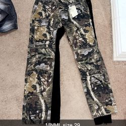 MNML CAMO PANTS NEW NEVER WORN STILL HAS TAG