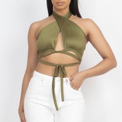 Olive Green Top