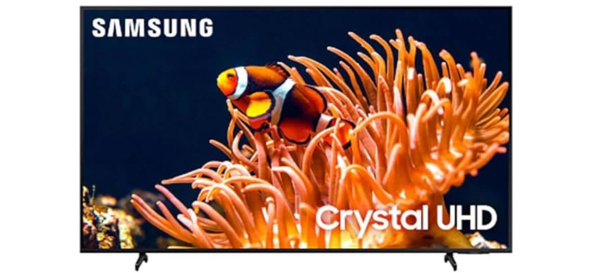 Samsung Samsung 65” Crystal UHD U8000F 4K Smart TV (2025 Model) Endless Free Content, Crystal Processor 4K, MetalStream Design, Knox Securit