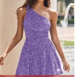 Formal Dress Purple Size 4 New