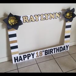 Selfie frame for 18th birthday