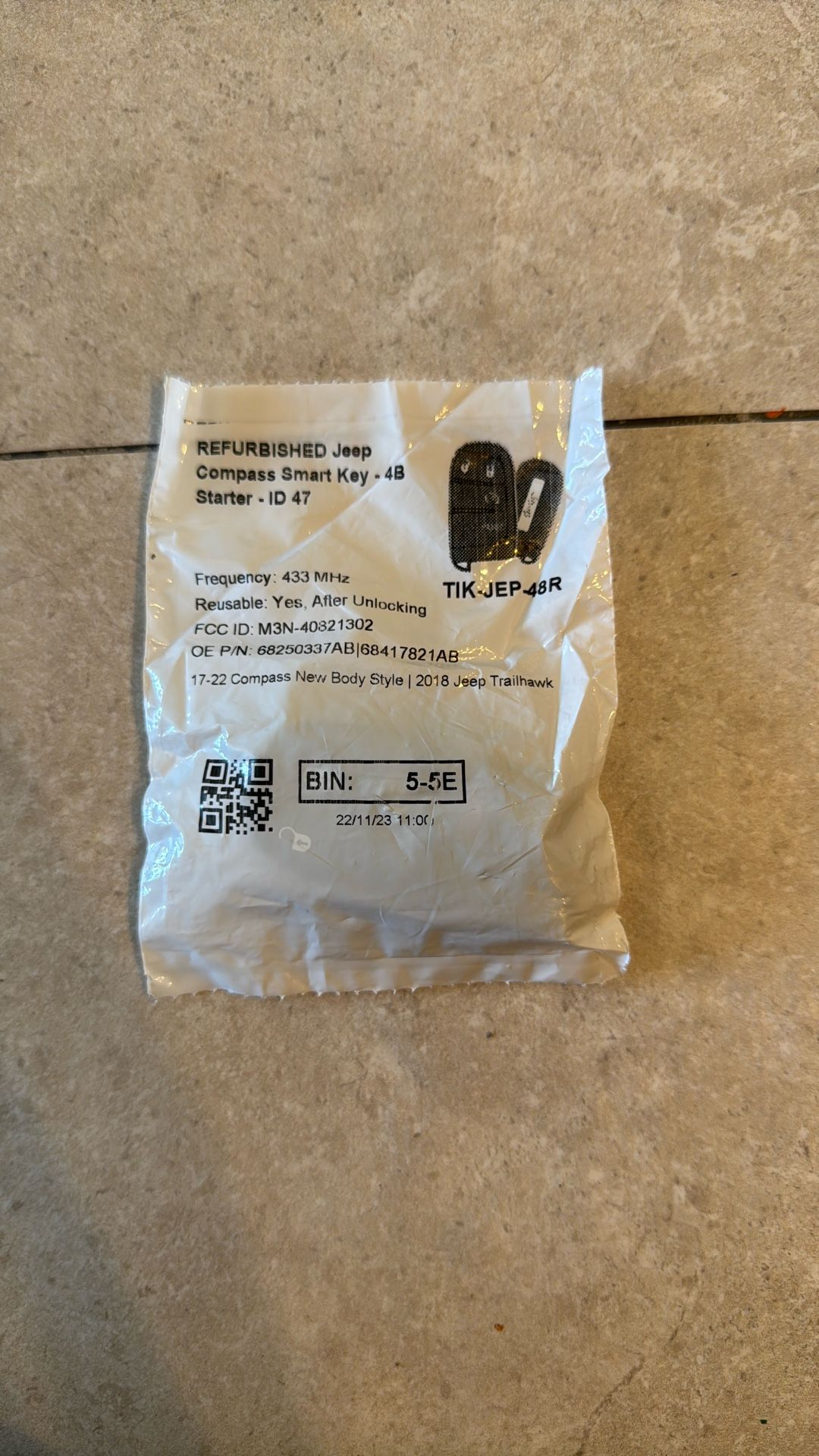 Refurbished Jeep Compass Smart Key