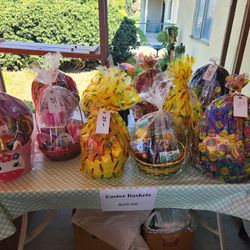 EASTER BASKETS AND MYSTERY EGGS