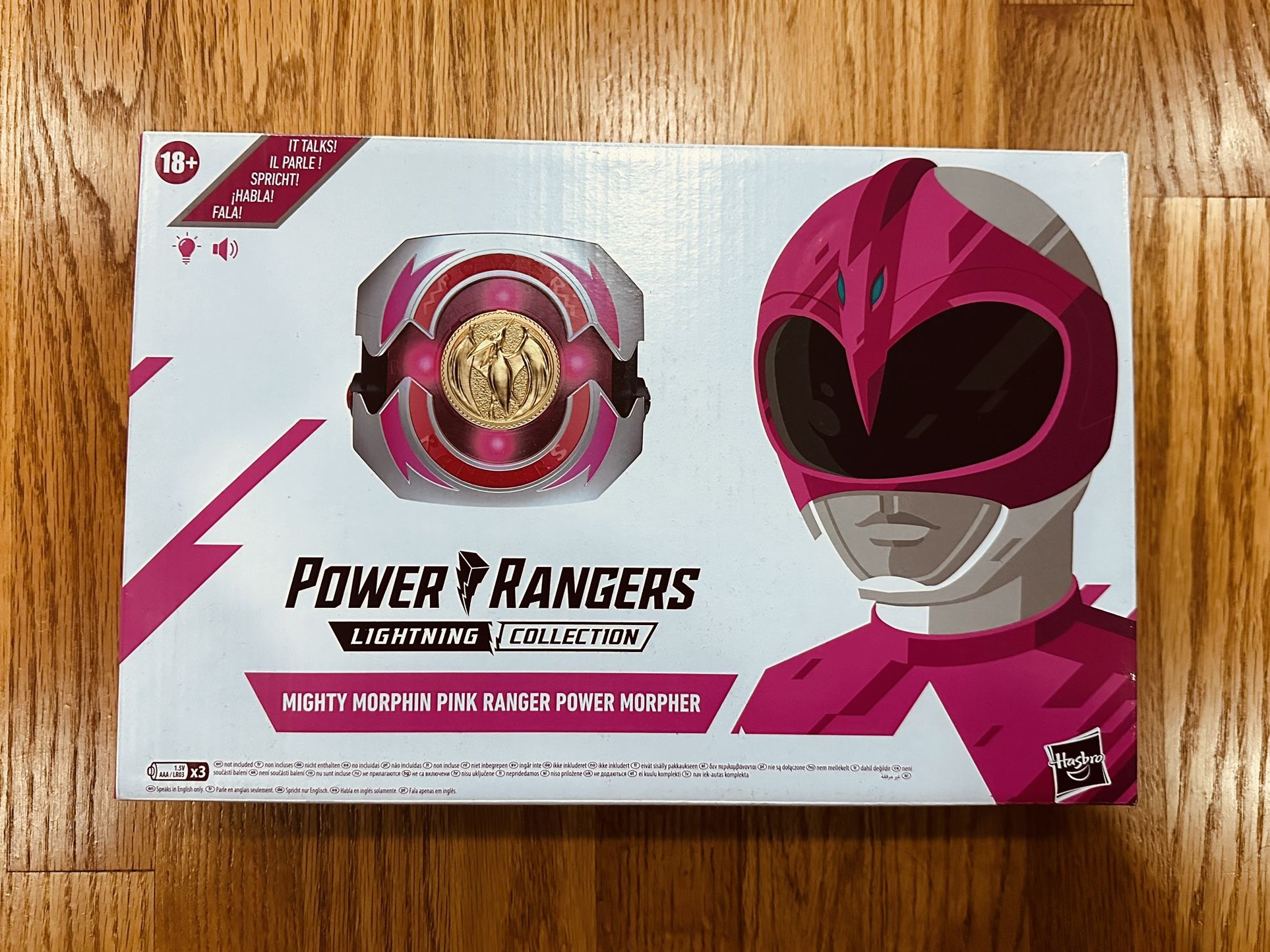 Mighty Morphin Power Rangers - Lightning Pink Ranger Morpher -  NEW