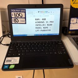 Lenovo laptop with charger