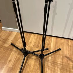 Two K&M Microphone Stands 