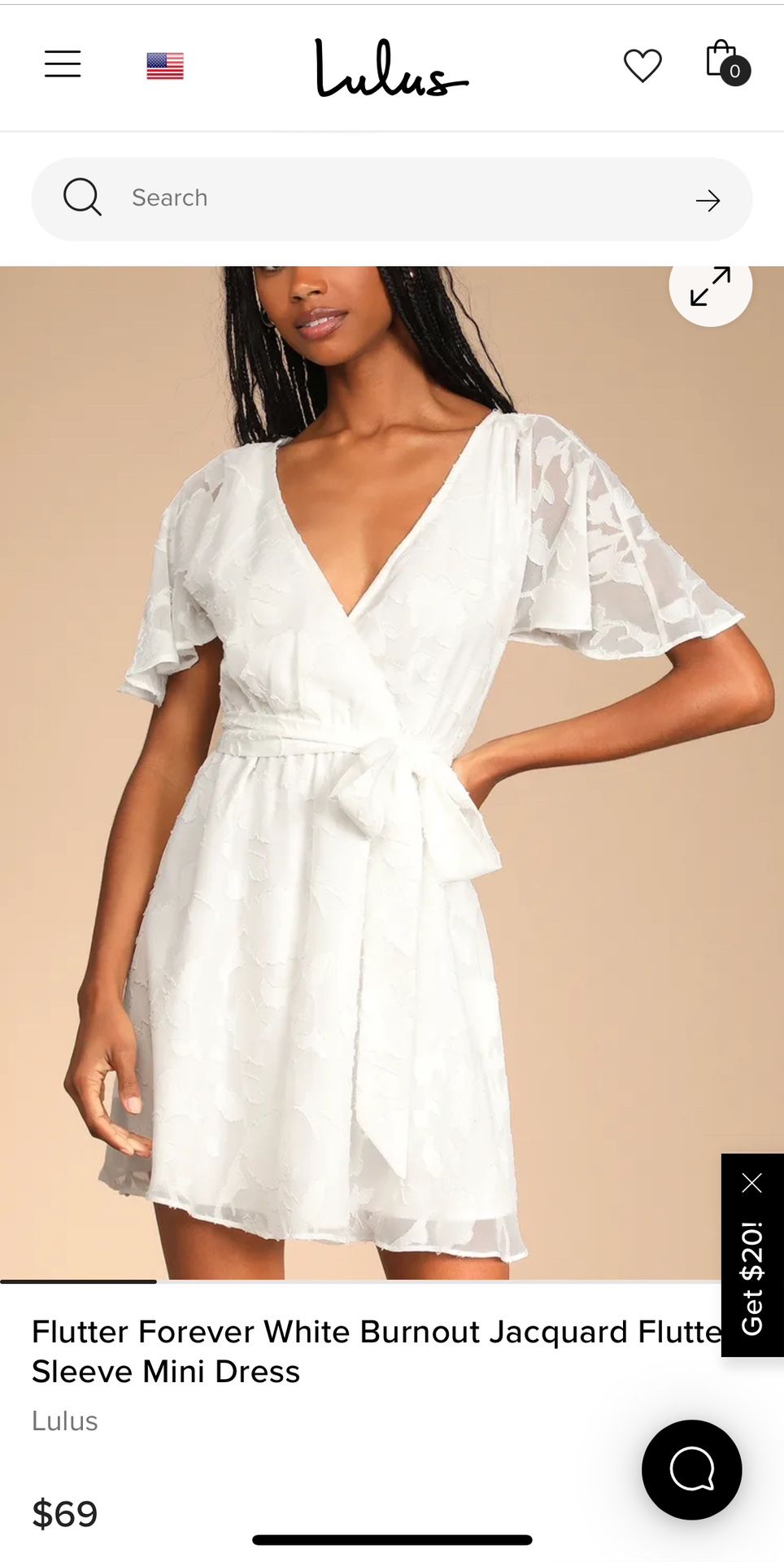 White Lulus Dress