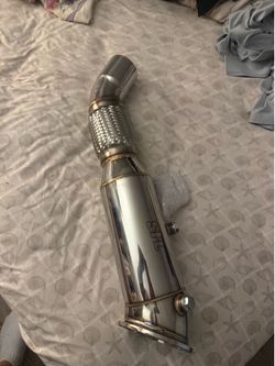 Downpipe exhaust for bmw