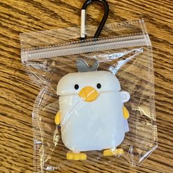 Apple AirPod 2nd Generation case cover with carabiner  - duck or chicken NWT