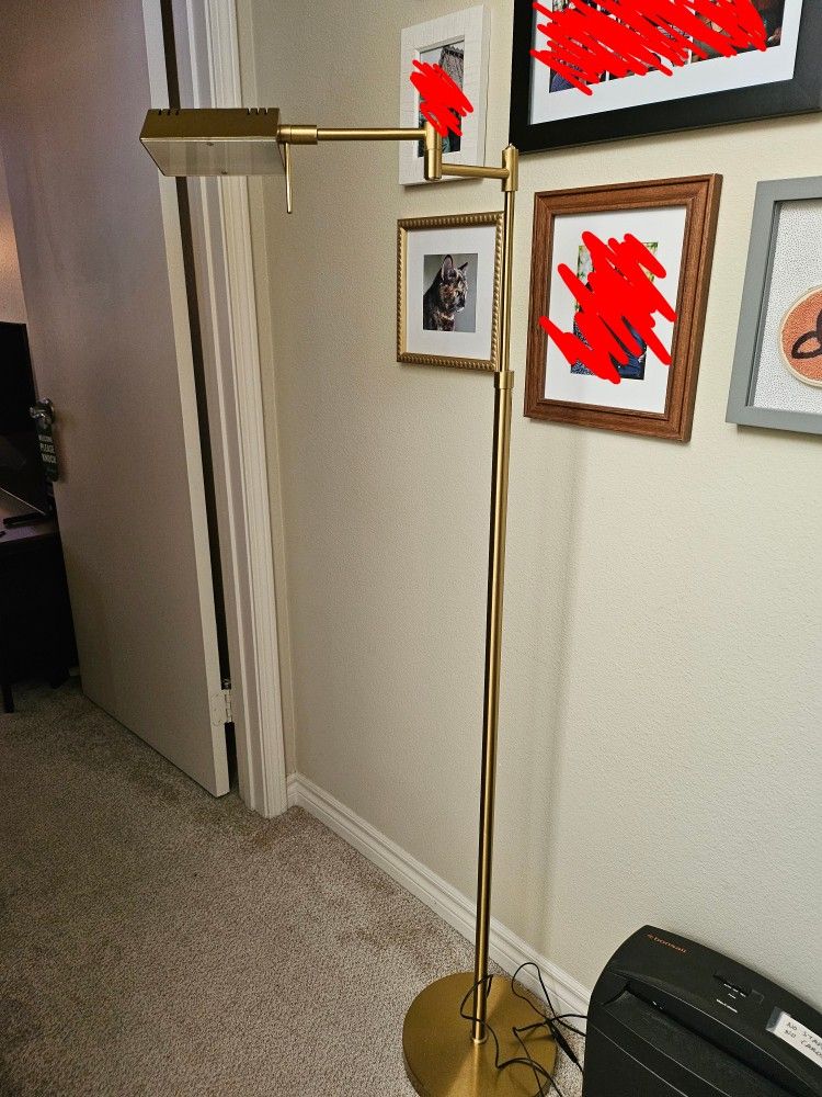 Gold Floor Lamp