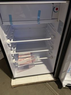 21 in. 4.4 cu. ft. Mini Refrigerator in Stainless Steel with Freezer 