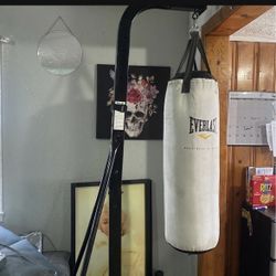 Everlast Bag With Stand And Speed Bag 