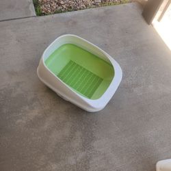 Cat Litter Box With Removable Tray