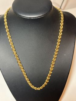 Short Gold Plated Chain